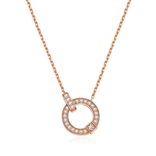 Collana con Diamanti – Oro 18K, Stile Minimal Chic