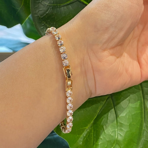 Bracciale Tennis da Donna con Zirconi Luminosi