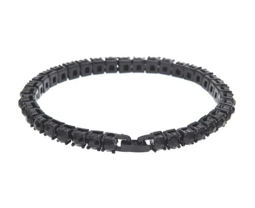 Bracciale Tennis Regolabile SOLE – Con Strass, 18–21,5 cm, Stile Bling Master