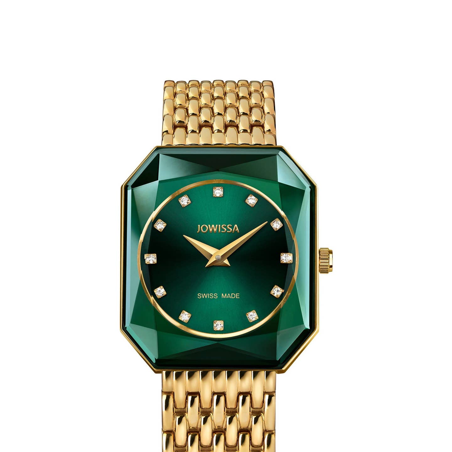 Orologio Donna Facet Radiant Verde | Eleganza Placcata Oro | Alesca Gioielli