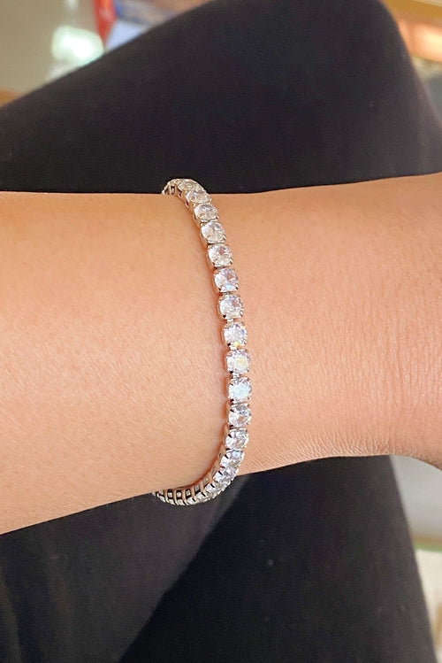 Bracciale Tennis da Donna con Zirconi Luminosi