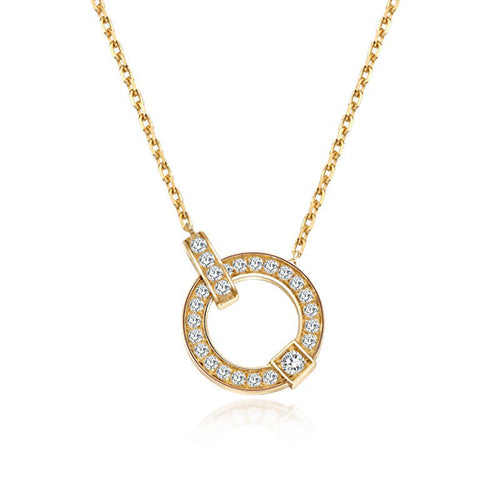 Collana con Diamanti – Oro 18K, Stile Minimal Chic